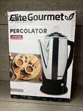Elite Gourmet EC812 Electric 12-Cup Stainless Steel Coffee Percolator Open Box for sale  Shipping to South Africa