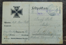 cartolina militare 1915 usato  Biella