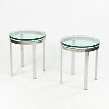 Mesa lateral/final de aço inoxidável Venlo by Cumberland Furniture em vidro com aço inoxidável comprar usado  Enviando para Brazil