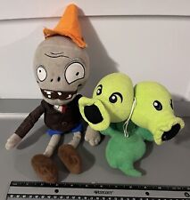 Plants vs Zombies PvZ Pelúcia LINXIN Conehead Zombie & Split-Pea Usado RARO comprar usado  Enviando para Brazil