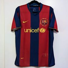 Camiseta retrô FC Barcelona Ronaldinho #10 2007/08 masculina G comprar usado  Enviando para Brazil