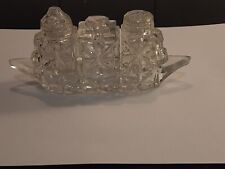 Glass cruet set for sale  ROCHESTER