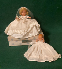 Nancy Ann Storybook Dolls Bisque #86 Bride with box and bisque baby for sale  Shipping to South Africa