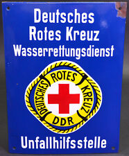 Ddr drk emailleschild gebraucht kaufen  Bernsdorf