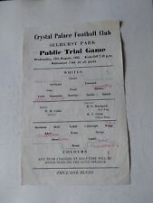 Crystal palace trial for sale  RAMSGATE