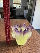 Daum crystal iris for sale  San Anselmo