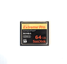 Tarjeta de memoria SanDisk Extreme PRO 64 GB compacta Flash CF UDMA 6 velocidades hasta 90 MB/s segunda mano  Embacar hacia Argentina