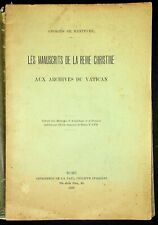 Georges manteyer manuscrits d'occasion  Villefranche-de-Lauragais