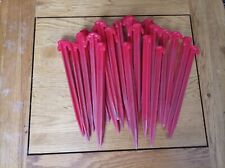 Tent pegs red for sale  BIRMINGHAM