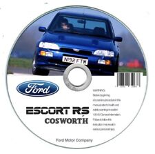 Ford Escort RS Cosworth  manuale officina riparazione su cd, używany na sprzedaż  Wysyłka do Poland