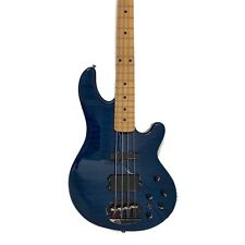 LAKLAND Skyline Japan Series Bass SK-4DX Blue Translucent 22f Quilted Maple Top for sale  Shipping to South Africa
