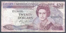 CARIBE ORIENTAL (609L), 1988-93, $20, Pick 24L1, fino segunda mano  Embacar hacia Mexico