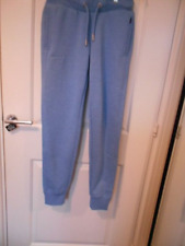 Superdry blue joggers for sale  CHORLEY