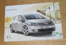 Toyota auris brochure for sale  SOUTHAMPTON