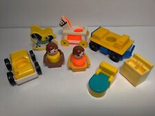 Lote mixto de figuras vintage de Fisher Price Little People sillas de autos de caballos mecedores, usado segunda mano  Embacar hacia Argentina