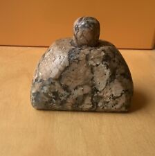 Pink granite paperweight for sale  FRODSHAM