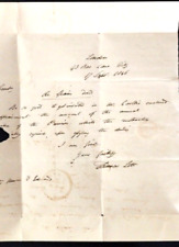 Antiga Carta Circulada INGLESA. 1846 GRANDE TEXTO comprar usado  Brasil 