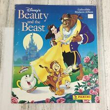 Álbum de pegatinas coleccionables vintage de Disney Panini de La Bella y la Bestia COMPLETO segunda mano  Embacar hacia Argentina
