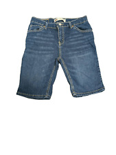 Shorts jeans Levi's Demi azul stretch infantil tamanho 14 W27 comprar usado  Enviando para Brazil