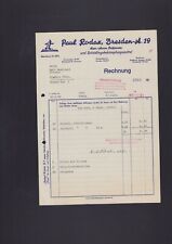 Dresden rechnung 1938 gebraucht kaufen  Leipzig