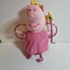 Peppa Pig Pink Princess Juguete de Peluche 2014 TY Soportes 25 Cm segunda mano  Embacar hacia Argentina