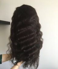 Pelucas de encaje completo de color natural de moda ola sin procesar cabello humano para mujeres negras, usado segunda mano  Embacar hacia Mexico