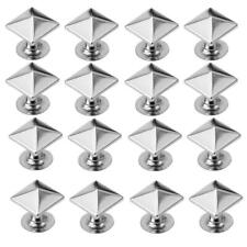 100x Silber Pyramid Nieten Spikes Nieten DIY Ledertasche Schuhe Gürtel Kleidung, usado comprar usado  Enviando para Brazil