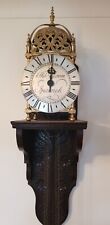Brass lantern clock for sale  CHESTERFIELD