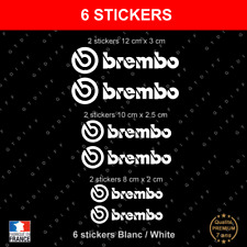 Brembo stickers white for sale  Shipping to Ireland