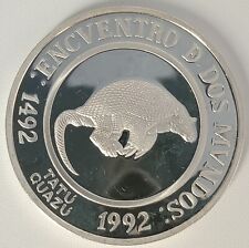 Moneda Iberoamericana Argentina Encuentro de dos Mundos Serie II 25 Pesos 1994, usado segunda mano  Embacar hacia Argentina
