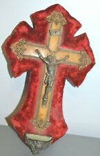 Antique crucifix benitier d'occasion  Expédié en Belgium