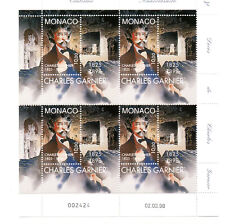 Monaco feuillet timbres d'occasion  Menton