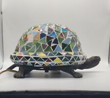 Vitral de mosaico vintage estilo Tiffany abajur tartaruga com cádmio e selênio comprar usado  Enviando para Brazil