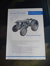 Brochure motomeccanica trattor usato  Brescia