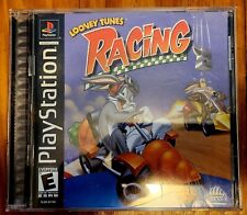 Looney Tunes Racing (Sony PlayStation 1, 2000) PS1 etiqueta negra completa segunda mano  Embacar hacia Argentina