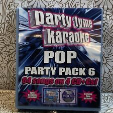  Party Tyme Karaoke: Pop Party Pack, 64 canciones en 4 CD segunda mano  Embacar hacia Argentina