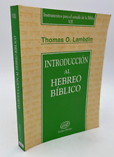 Introducción hebreo bíblico usato  Tivoli