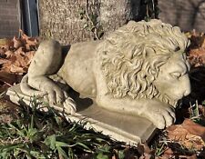 Statua pietra leone usato  Spedire a Italy