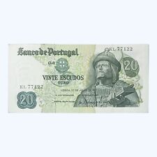 Billete de 20 escudos portugueses 1971 Garcia de otra/Goa (moneda/euro) sin circular segunda mano  Embacar hacia Mexico