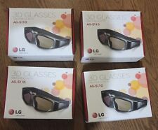 4-pack Of LG AG-S110 AGS110 3D Active Shutter Glasses FOR LX9500,PX950, LX6500 for sale  Shipping to South Africa