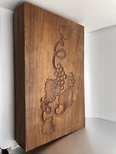 Carved wooden box for sale  Kelseyville