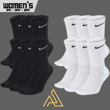 Usado, Meias femininas Nike acolchoadas Dri-Fit desempenho diário equipe algodão 1,3,6 pares comprar usado  Enviando para Brazil