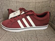 Adidas VS Pace 2.0 Trainers Mens UK 12 Burgundy Brand New  for sale  Shipping to South Africa
