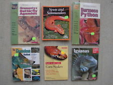 Lote De 6 Asst Livros Répteis Uromastyx Python Camaleão Iguana Milho Cobra Newts  comprar usado  Enviando para Brazil