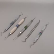 Hu Friedy Lot of 5 Dental Tools USA Scaler Metal Double Side Scraper Probe BH 56, used for sale  Shipping to South Africa