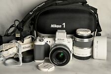 Used, Nikon 1 V2 camera with Nikkor 10-30mm & 30-110mm lens * 1417 clicks digital 1v2 for sale  Shipping to South Africa
