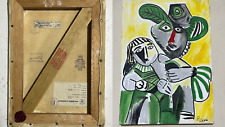 Pablo Picasso - Pintura em tela (feita à mão) arte vintage assinada e estampada comprar usado  Enviando para Brazil