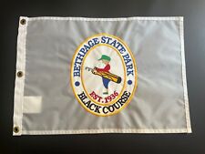 Bethpage State Park Black Course Embroidered Pin Flag EST. 1936 Stitched Golf, used for sale  Shipping to South Africa