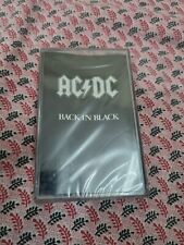 Casete de audio AC/DC en negro importación cinta sellada como nueva, usado segunda mano  Embacar hacia Argentina