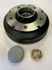 Used, Ifor Williams Style 250x40 5 Stud Trailer Brake Drum Inc Bearing, Nut & Cap for sale  Shipping to Ireland
